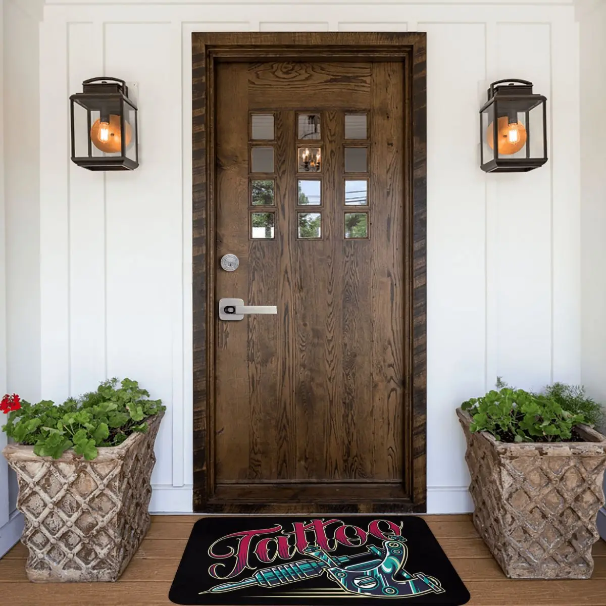 Тату-машина 40x60 см Ковер Полиэстеровые напольные коврики Модные