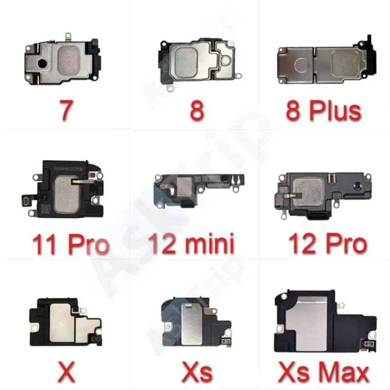 

Bottom Loud Speaker For iPhone X XR Xs 11 12 Pro Max mini Phone Sound Buzzer LoudSpeaker Flex Cable Original Phone Parts