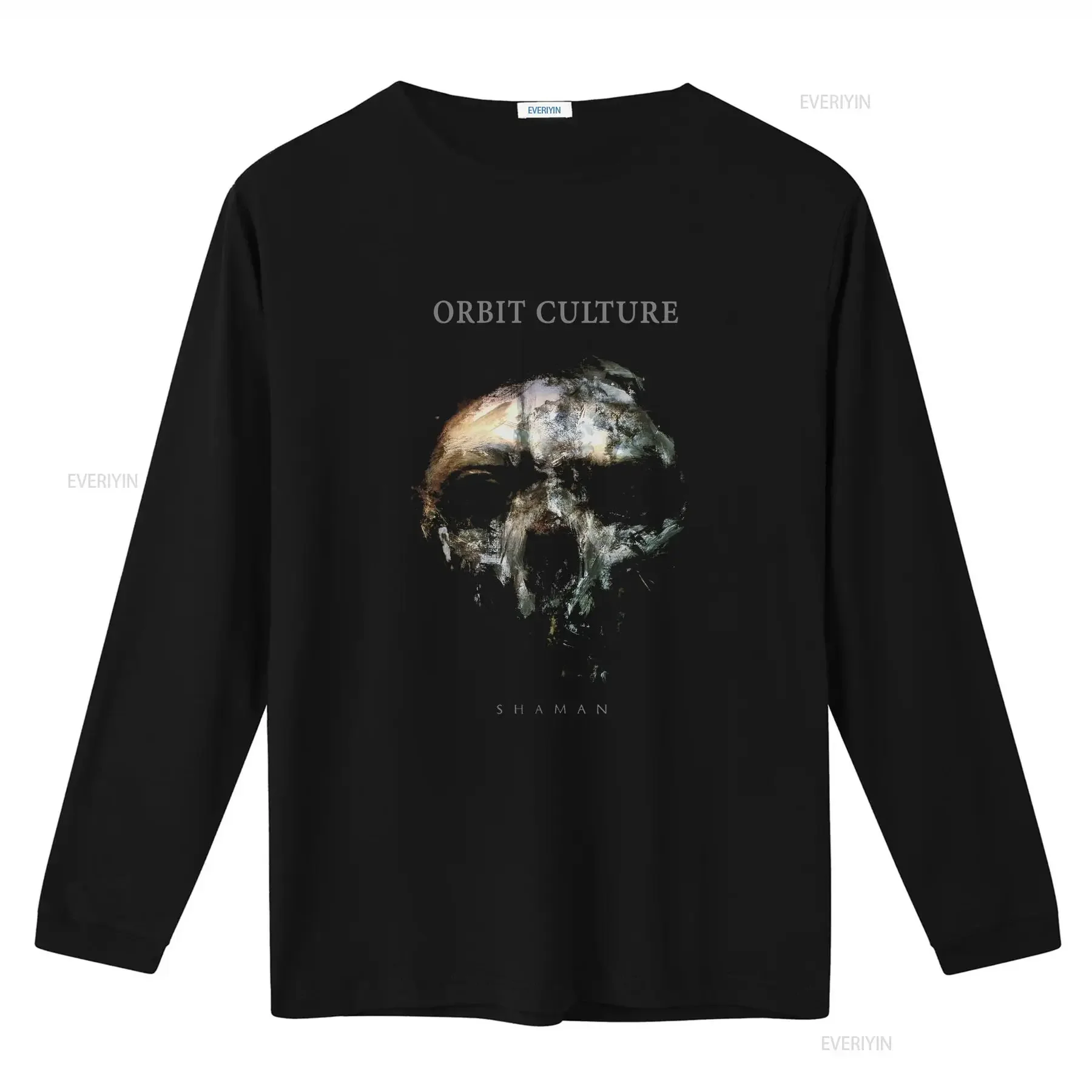 Фото Лучшая цена! Мужская футболка Shaman Orbit Culture Swedish Death Metal S-2XL, новая, винтажная, с эффектом потертости, универсальная, уличный стиль, с графическим принтом, стильная. №3