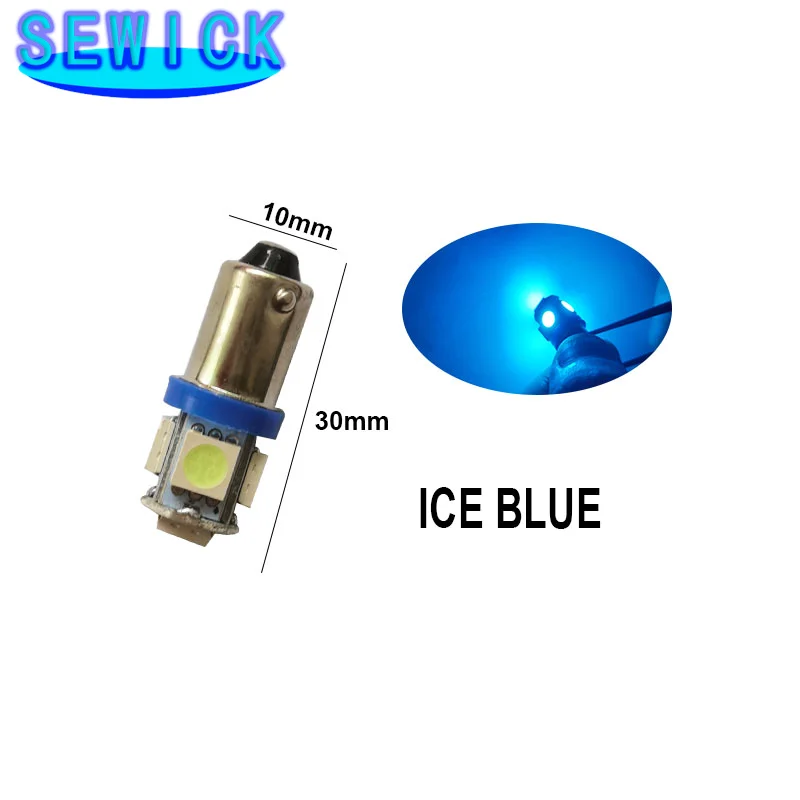 500 шт. DC 12 В 24 T11 T4W BA9S W6W 5050 5 SMD Светодиодная лампа для автомобиля грузовика чтения