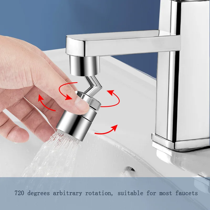 

BOUSSAC EW Dual Mode 720 Degree Rotating Faucet Splash Head Extender