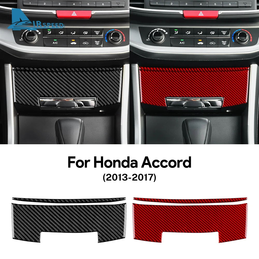Настоящая мягкая наклейка из углеродного волокна для Honda Accord 2013 2014 2015 2016 LHD
