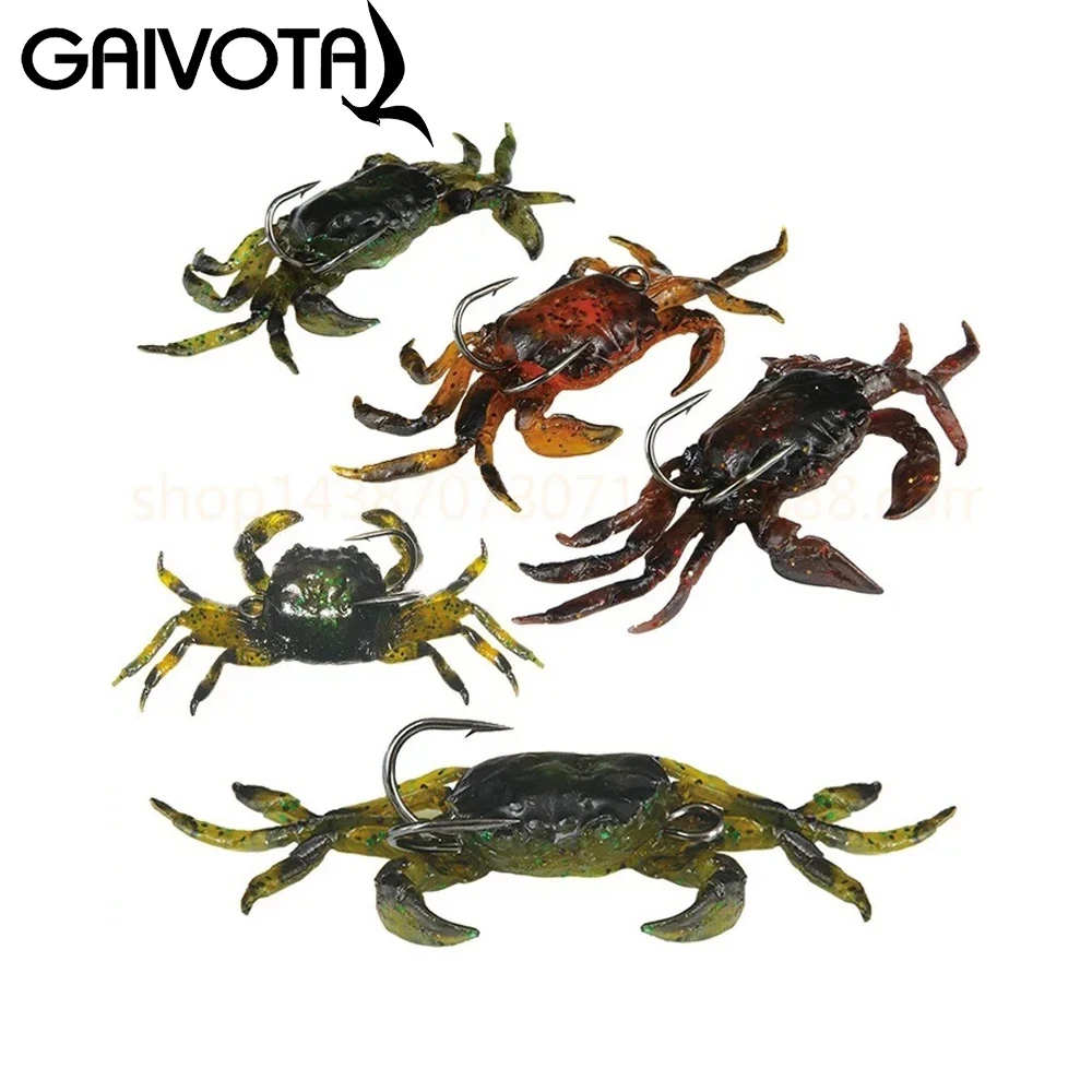 

GAIVOTA 3D Искусственные приманки, мягкие крабы, рыболовная приманка, искусственные крючки, снасть, рыболовные крючки, червь на шнурке