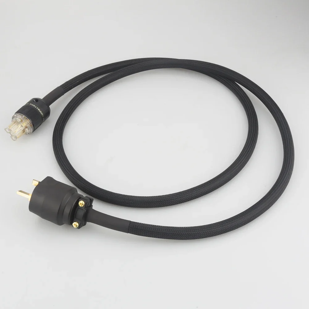 P101 HIFI усилитель OFC чистая медь позолоченный Великобритания IEC AC женский штекер