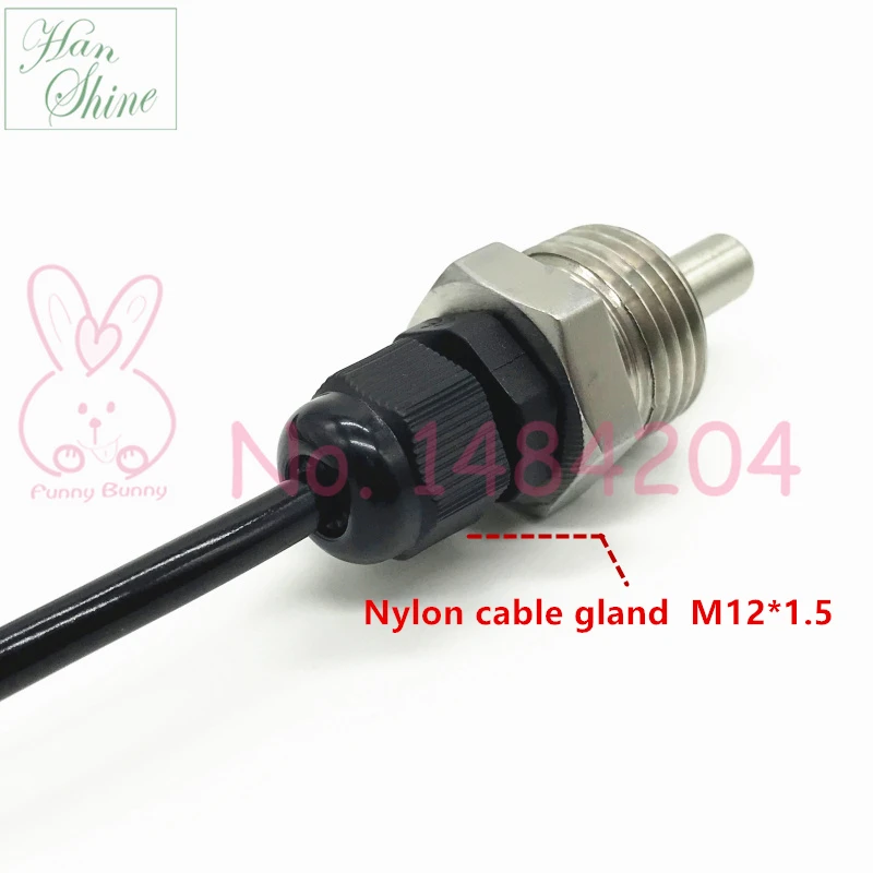 Цифровой датчик температуры DS18B20 BSP G1/2 &quotрезьба 20 50 100 мм Зонд 1 м ПВХ 3-жильный