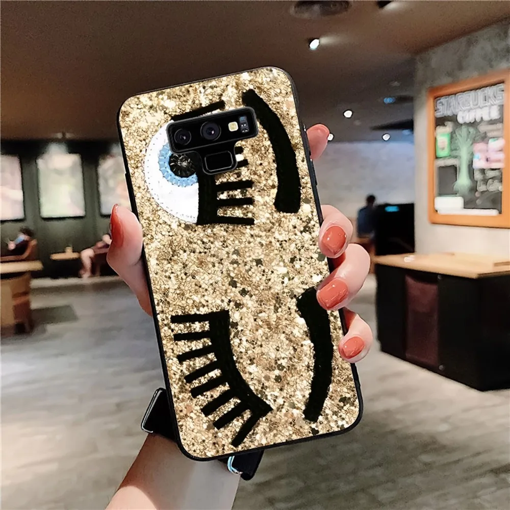 Hot Ferragnies Eyes Chiara Phone Case For Samsung Note 8 9 10 20 pro plus lite M 11 30 21 31 51 A 22 42 02 03