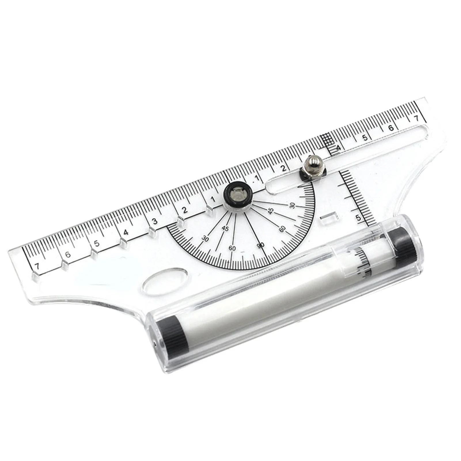

Multifunctional Drawing Ruler Portable Universal Parallel Ruler Practical Measuring Tool For School Office