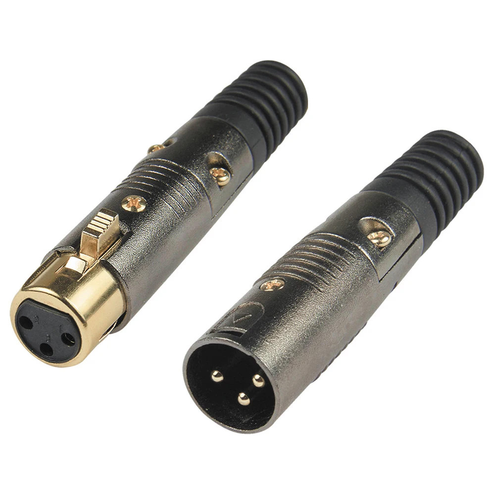 Адаптер для микрофона 3 контакта штекер/гнездо