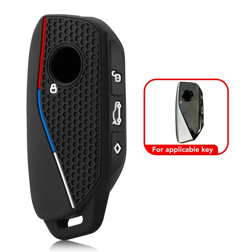 

Силиконовый Чехол Для Ключей BMW: Защитный Брелок Для Серий I7, X7, G07, LCI, IX, I20, X1, U11, 7 Series, G70, G09, XM, U06, G81