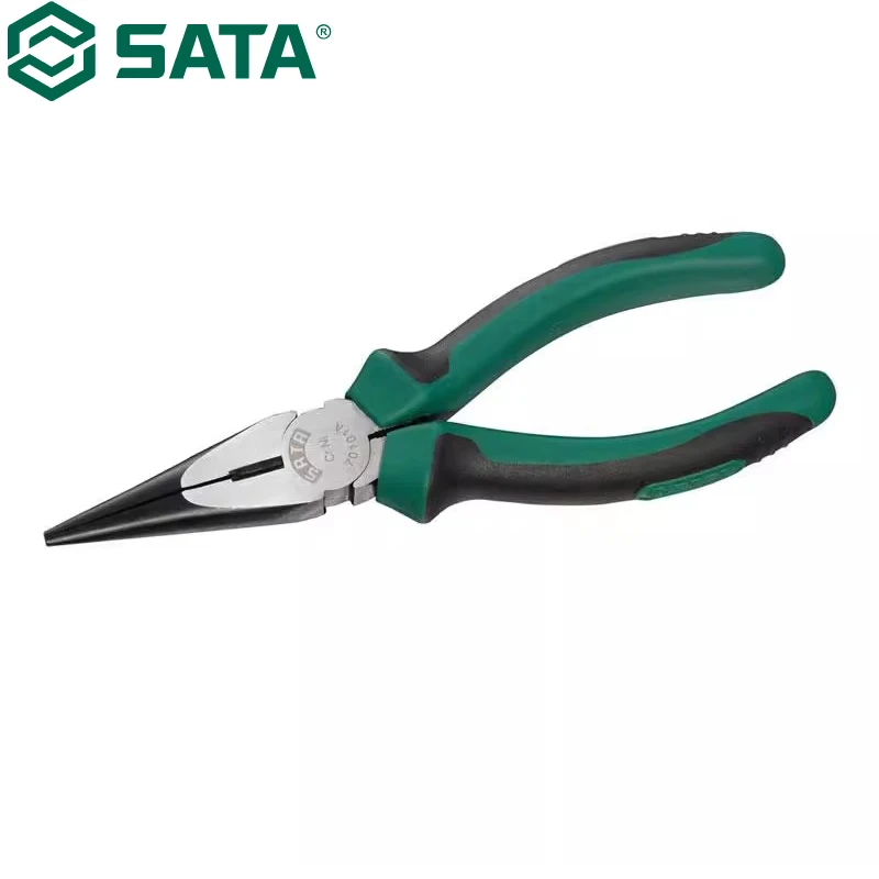 

Остроконечные плоскогубцы SATA 70101A, 6 дюймов, высокая твердость, острые челюсти, плоские износостойкие, прочные, широкий диапазон применений