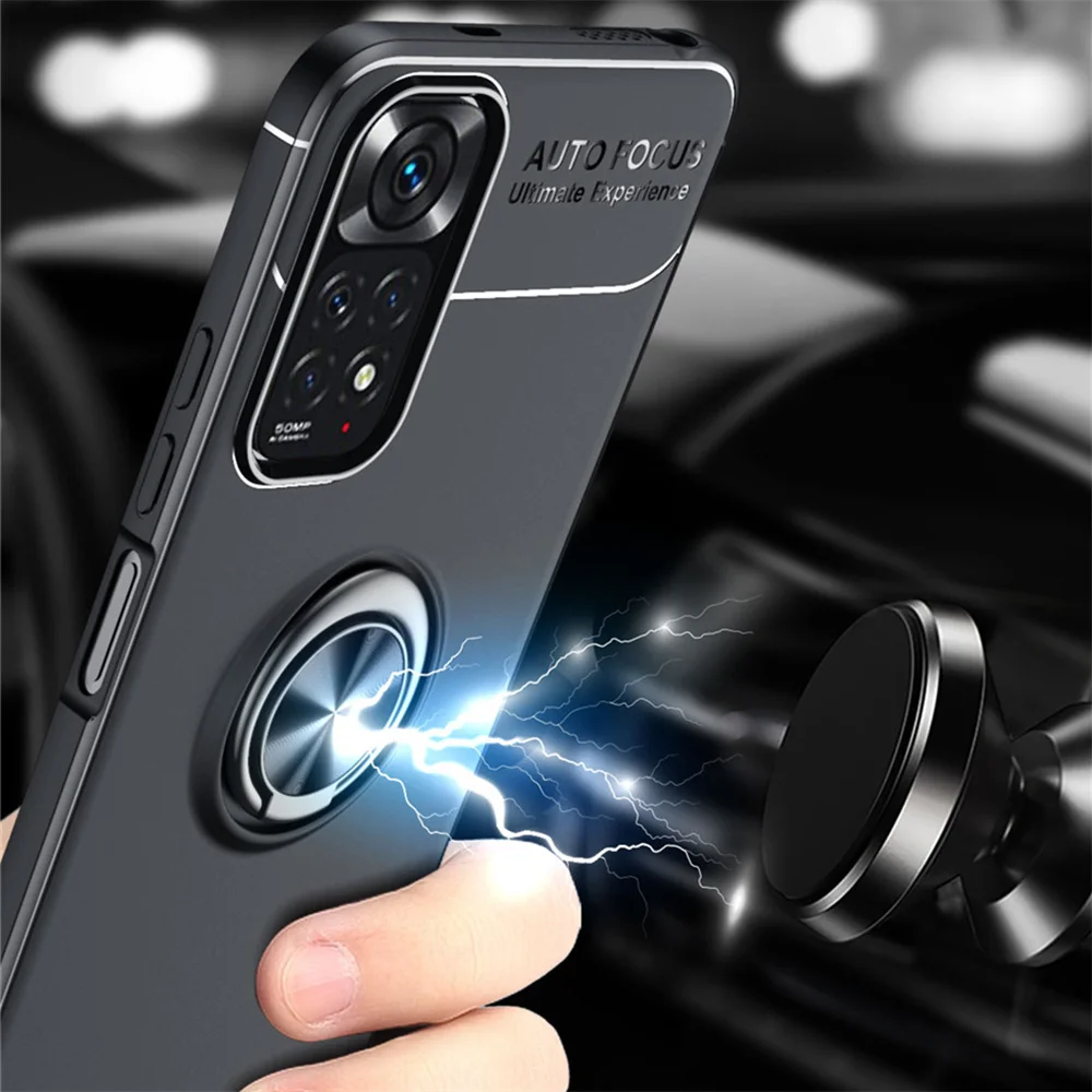 Для Xiaomi Redmi Note 11 глобальная версия чехол хорошее ощущение прикосновения кольцо
