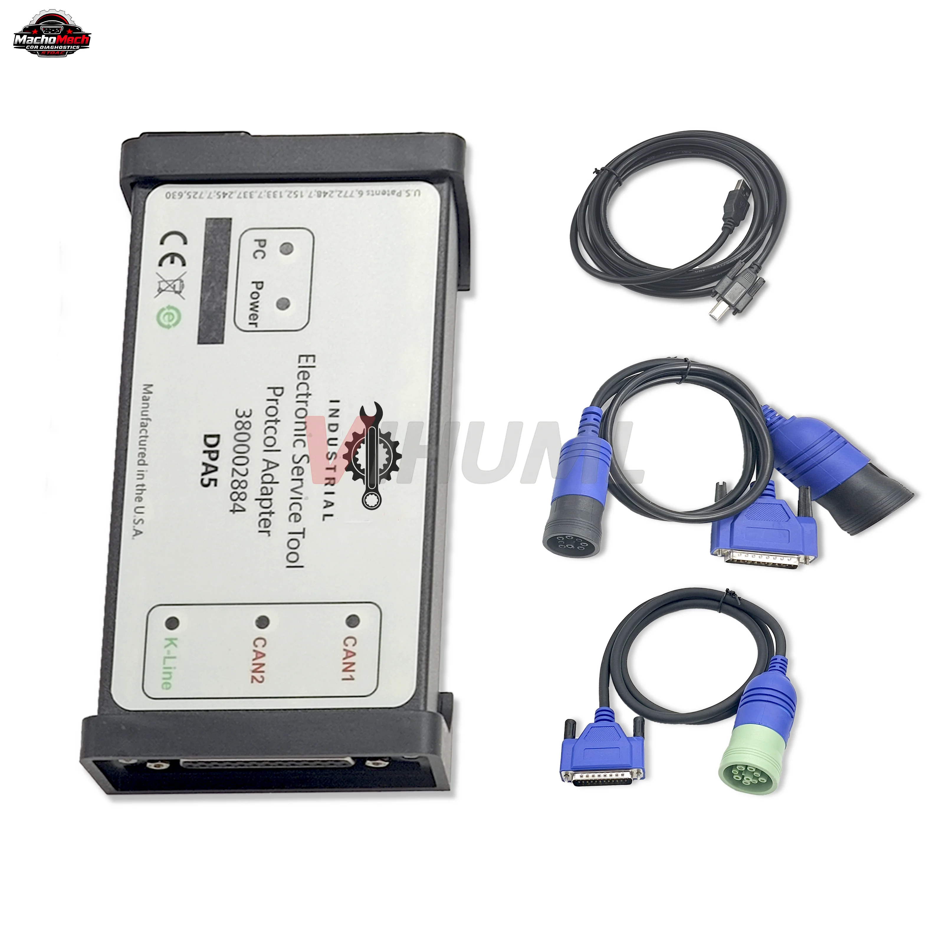 Фото Диагностический инструмент CNH DPA5 V9.8 V9.11 для электронной диагностики тяжелых грузовиков, прицепов, автобусов, колесных погрузчиков, экскаваторов №1