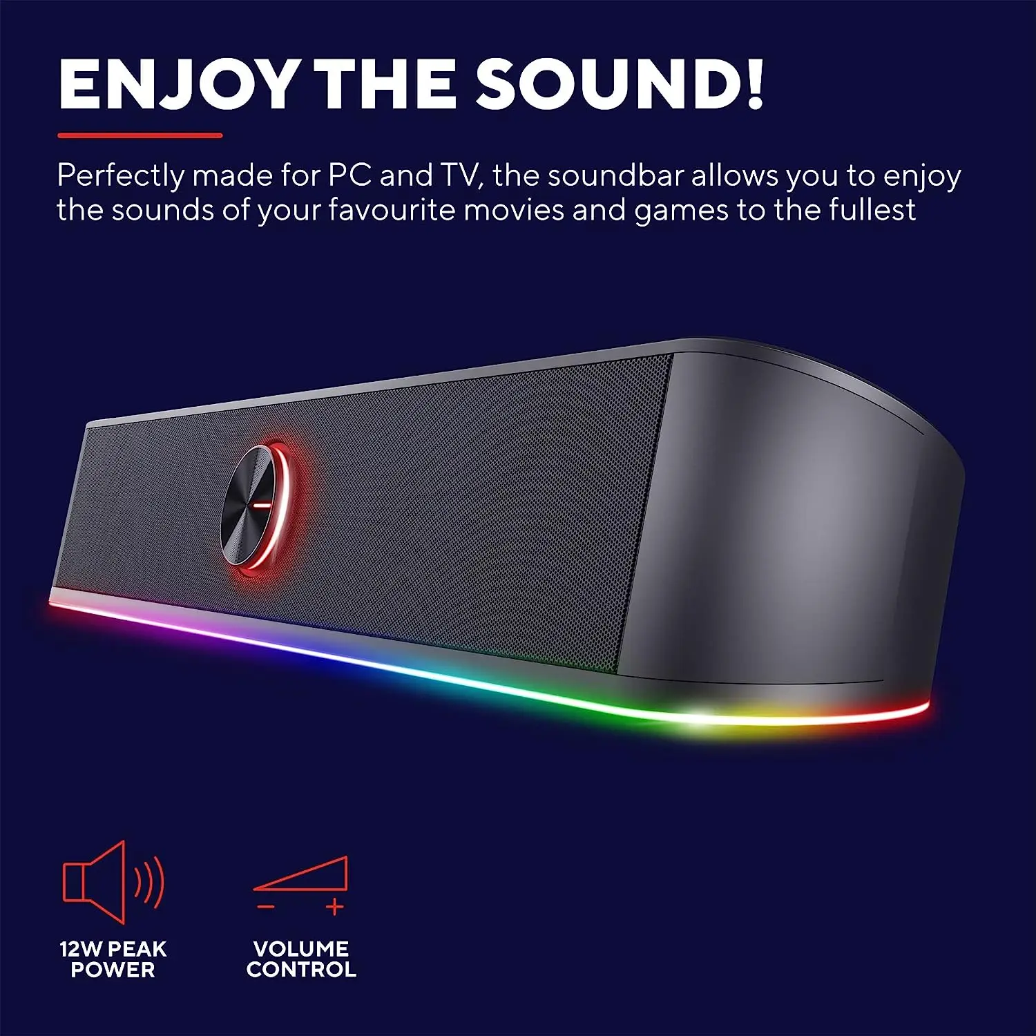 

2023 NEW Fantastic GXT 619 Thor RGB Soundbar PC Speakers - Enhance Your Audio Experience Now!