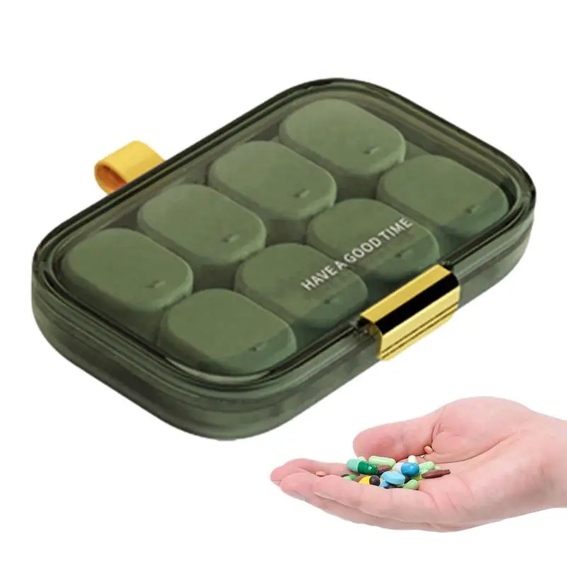 

Travel Pill Organizer Strong Sealing Pill Case With 7 Independent Cases Easy To Carry Pill Divider For Travel Business Trip Cute