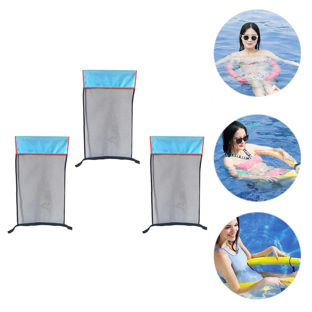 

Noodle Chair Pool Sling Floating Mesh Swimming Float Floats Water Net Swim Lounge Relaxing Comfortable Noodles Seats Lounger
