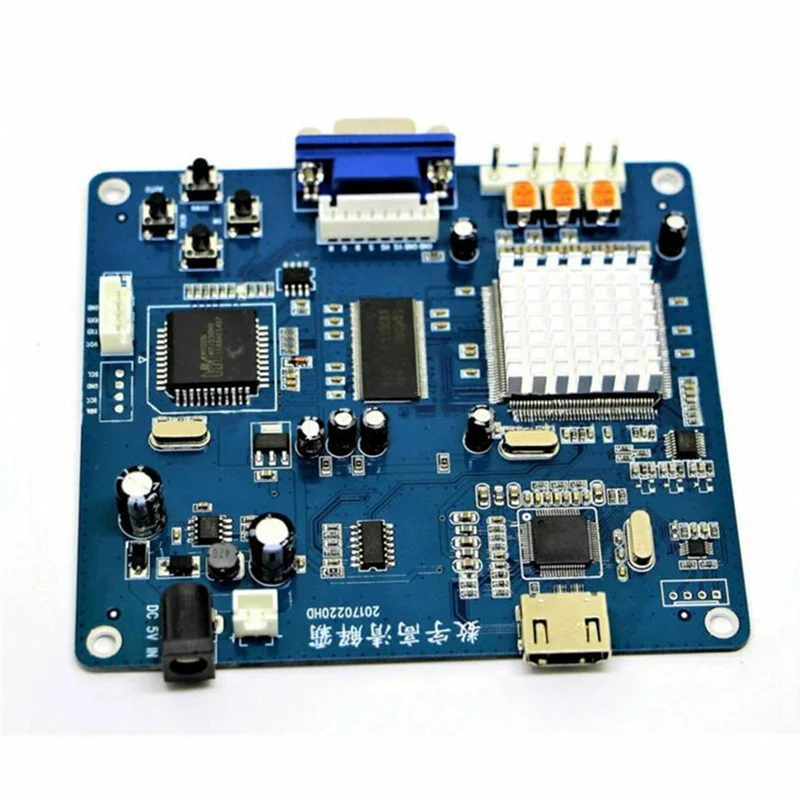 Плата преобразователя видеовыхода HD VGA/RGB/CGA/EGA/YUV в HDMI совместимая с видеовыходом