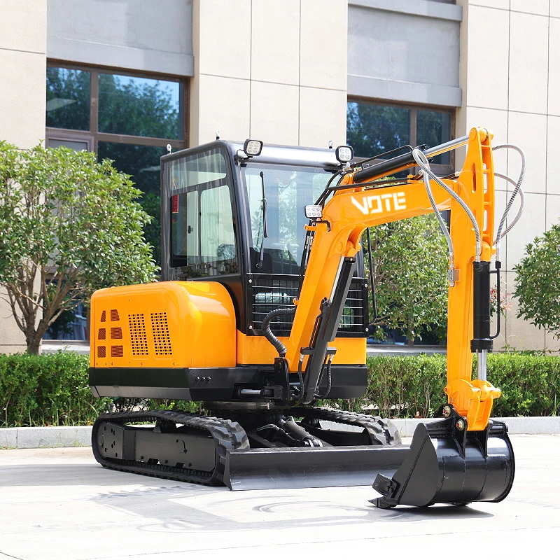 Mini Escavatore Del Motore Di Epa Di Consegna Veloce 3 Tonnellate Compatto Nuovo Escavatore Cingolato Escavatore Cingolato Multifunzionale Escavatore 