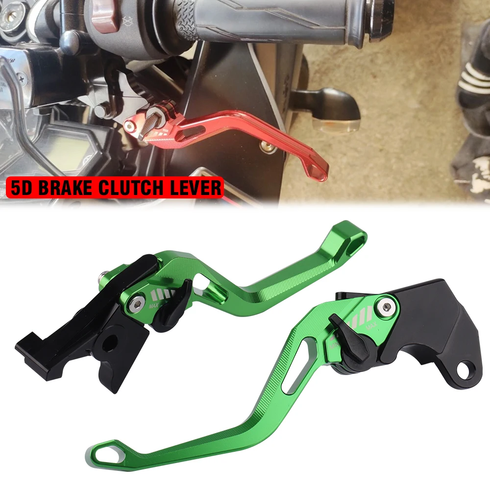 

For Kawasaki ZX6R ZX636R ZX6RR 2000-2004 ZZR600 2005-2009 ZX9R ZX10R ZX12R ZX-636 ZX-6R Motorcycle Handle 5D Brake Clutch Levers