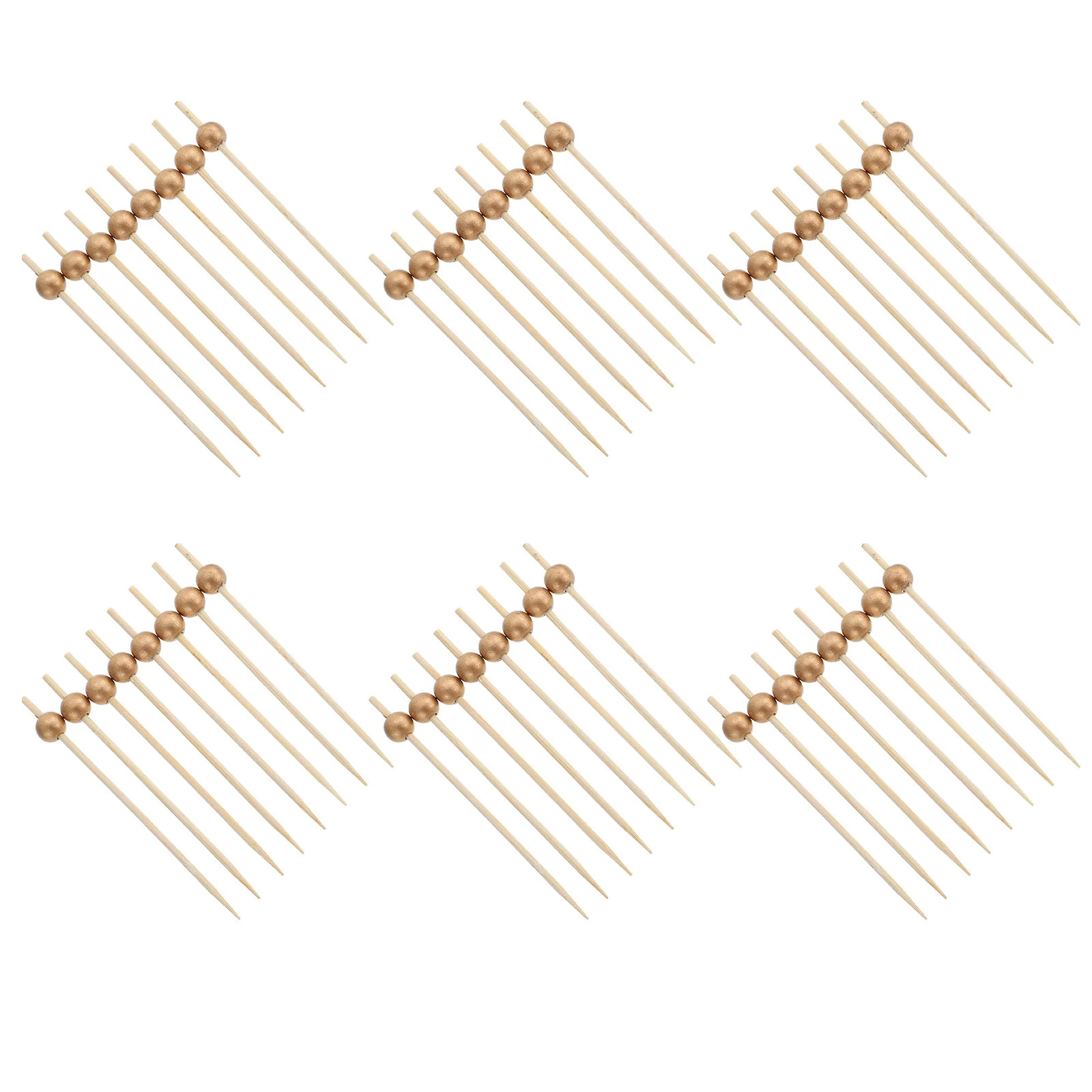 

100 Pcs Cake Decoration Fruit Toothpicks Reusable Cocktail Skewers Stirring Rod Party Appetizer