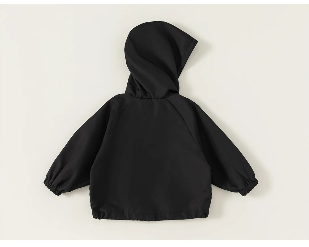 Детская одежда детская куртка Корейская однотонная с капюшоном рубашка на