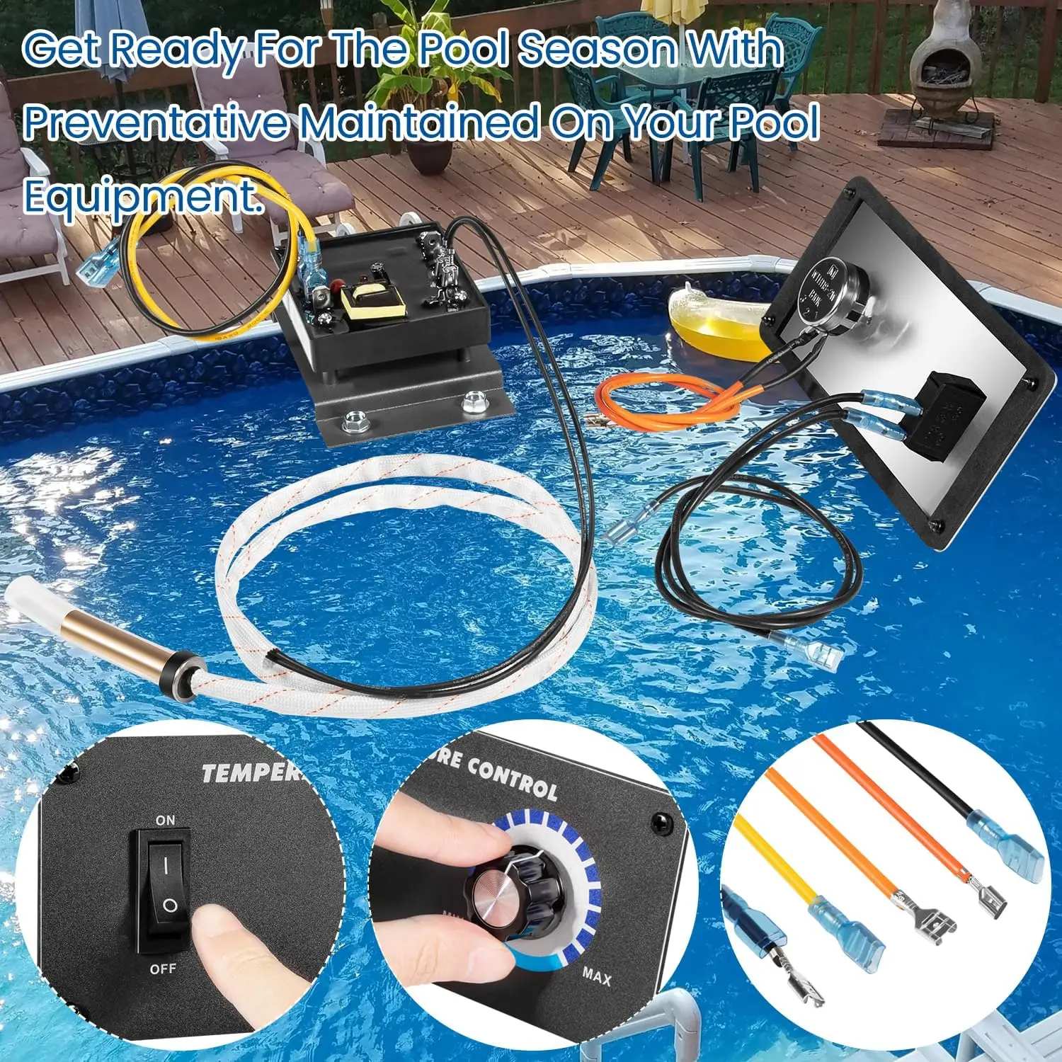 MX R0058200 Teledyne Laars контроль температуры для бассейнов заменить 47-295-1652 LAR-151-2555