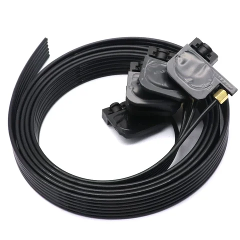 1 шт., 1,5 м, 6-цветная УФ-чернильная трубка, шланг с УФ-квадратным небольшим демпфером для Epson R330 L800 L805 L1800 R1390 R1800 1250, детали