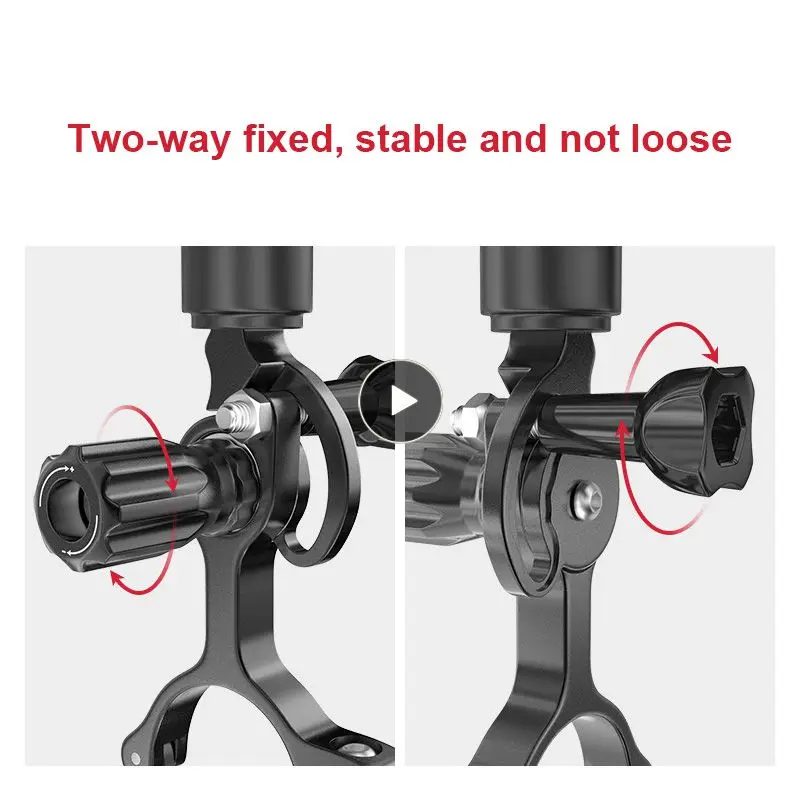 

GUB PLUS 15 Phone Holder For Bicycle Aluminum Mobile Phone Holder Cycling Rotating Navigation Rack Black For Scooter Motorcycle