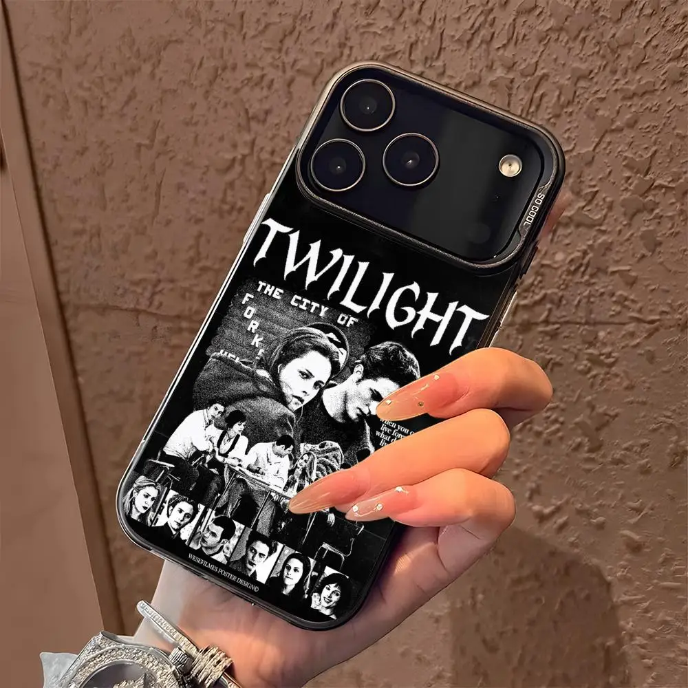 Фото Чехол для телефона Movie T-TwilightS для iPhone 17 16 15 14 13 12 11 Pro Max Air, матовый, противоскользящий, противоударный защитный чехол №3