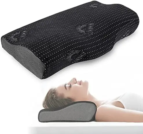

Подушка из пены с эффектом памяти для облегчения боли в шее, средней фиксации без запаха с контурной ортопедической подушкой для спины, бока и живота