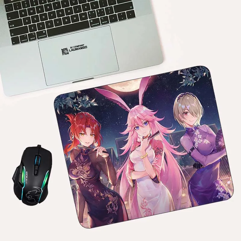 

Небольшие коврики для мыши, игровой компьютерный коврик для мыши, коврик для мыши Honkai Impact 3rd, пользовательская чернильная клавиатура, игрово...