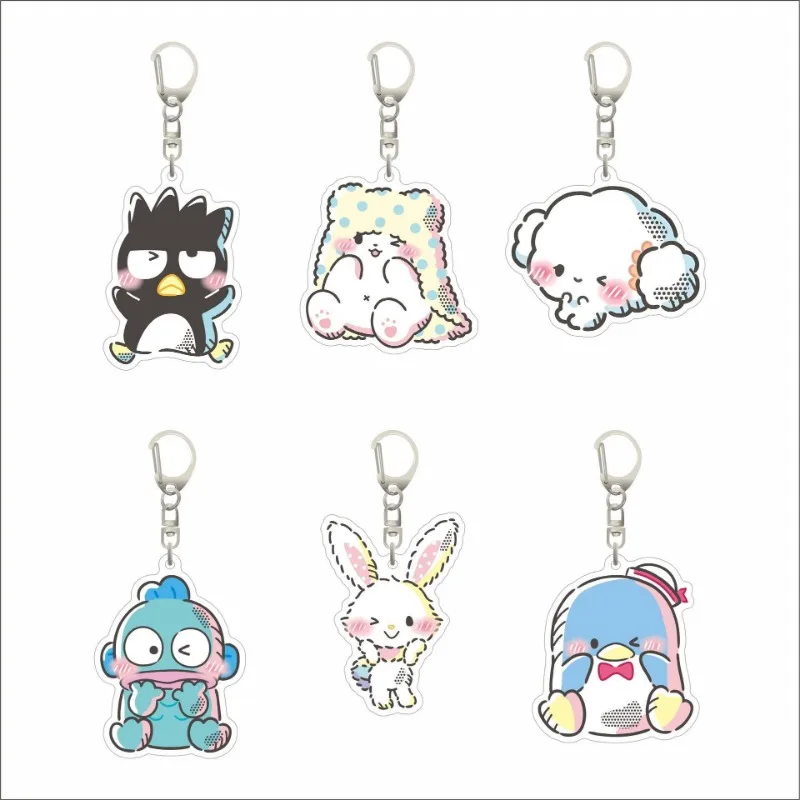 

10 шт. Sanrio My Melody акриловый брелок с рисунком Hello Kitty Kuromi Tuxedosam милый мультяшный аниме кулон орнамент оптовая продажа