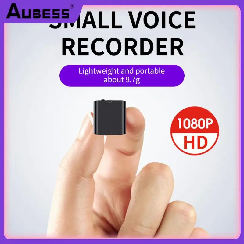 

Aluminum Alloy Body Professional Recorder Automatically Save Black Professional 30 Days Standby Small Voice Recorder Mini