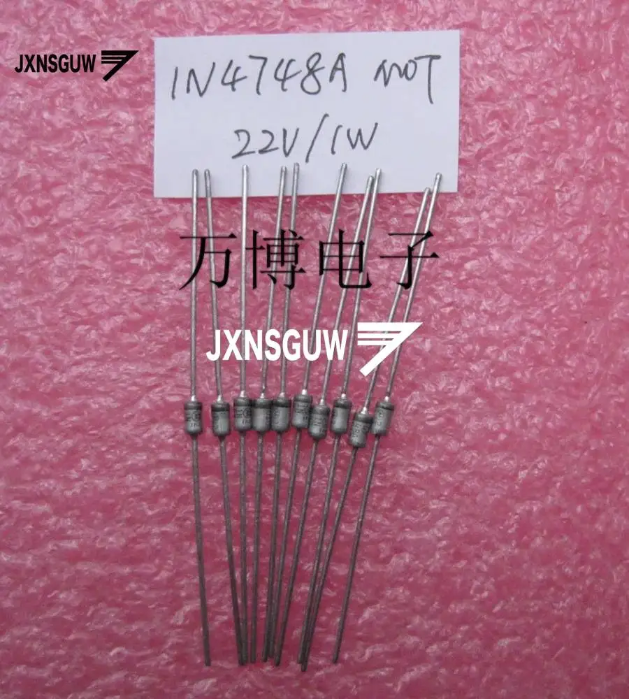 

20PCS Original MOT Zener diode 1N4748 1N4748A DO-41 22V 1W Diode 4748