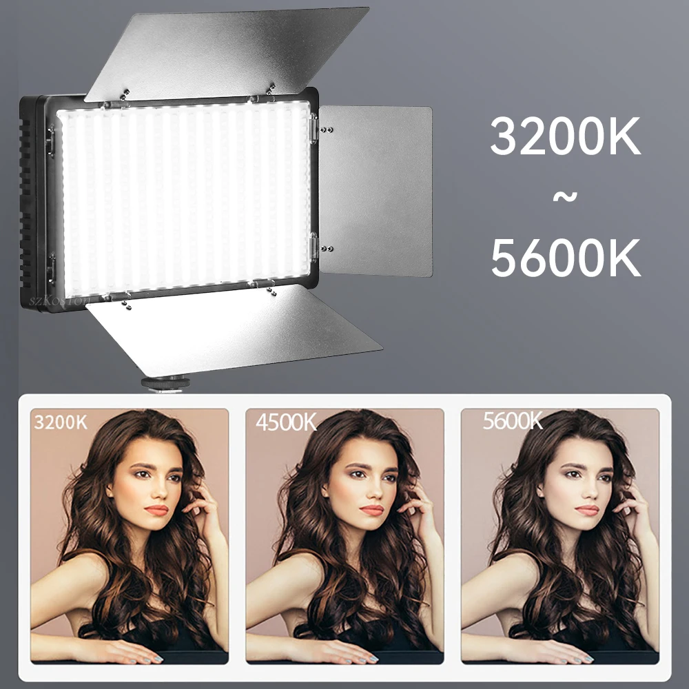 

40W LED Panel Light Video Recording Bi-Color Dimmable Photo Studio Photography Fill Lamp for Live Stream Video Shooting Lighting