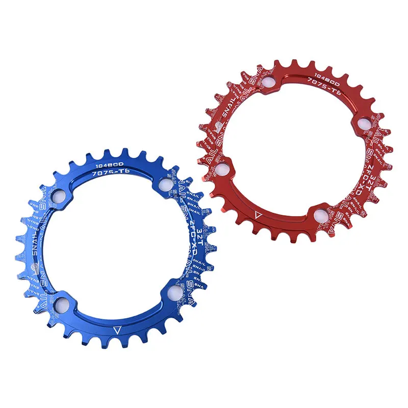 Цепное кольцо 32T 104BCD круглая узкая широкая зубная пластина