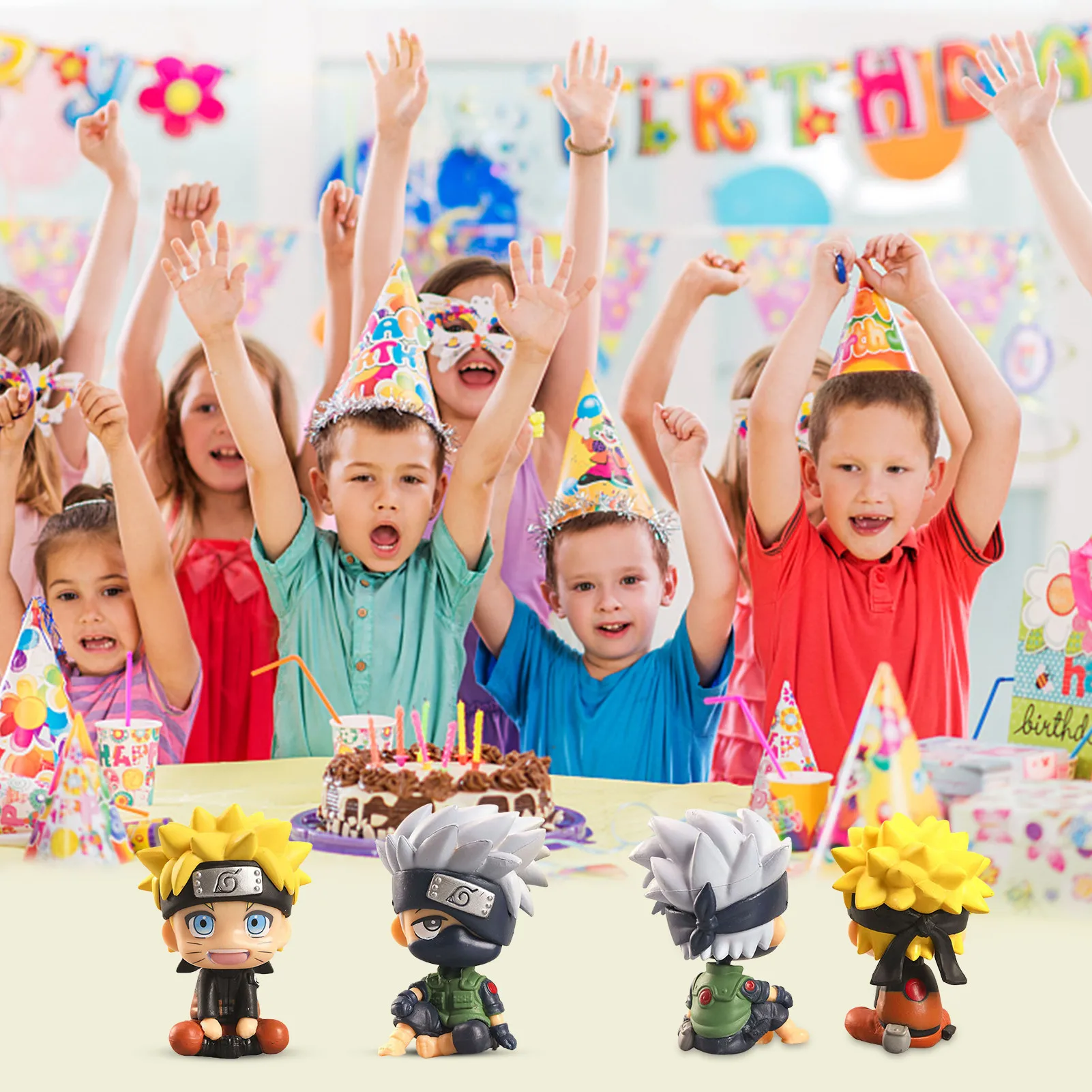 

Action Figure Anime Kids Toys Cute Kakashi Q Model Figurals Action Figures Collection For Ninja Lovers Fans