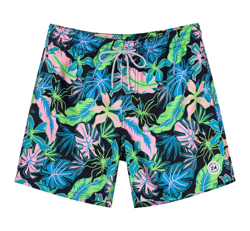 

Tropics Palm Flowers Graphic Shorts Pants 3D Printing Hip Hop y2k Board Shorts Summer Hawaii Swimsuit Cool Surfing Swim Trunks