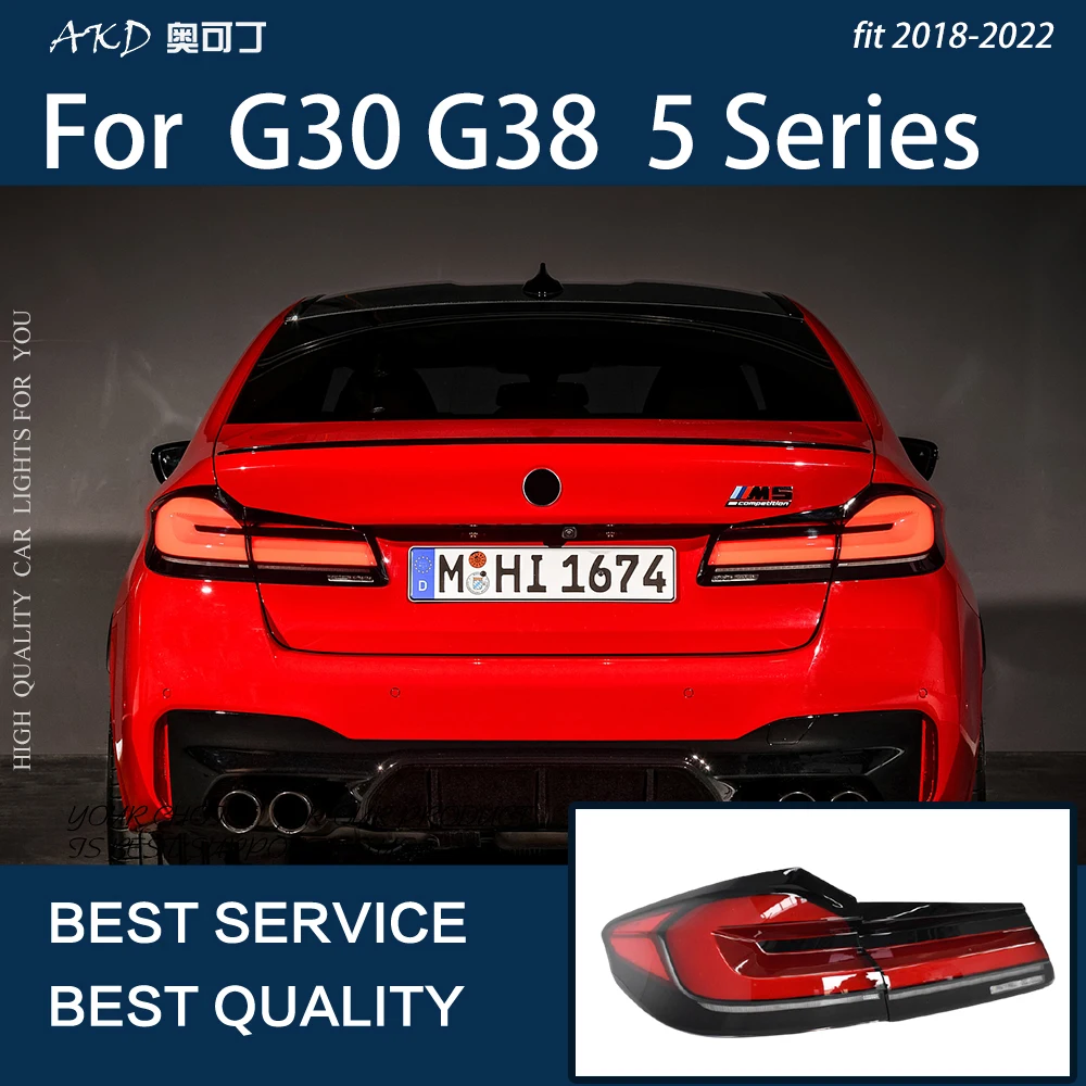 

Car Lights For BMW G30 G38 2018-2022 5 Series LED Auto Taillight Assembly Upgrade 2022 Newest Dynamic Signal Lamp Accessories