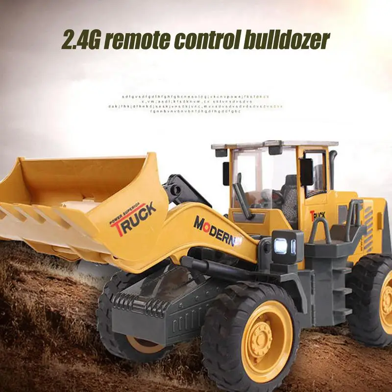 Remote Control Mechanical Bulldozer Building Blocks Model ABS RC Technical Truck Engineering Vehicle Car Toy Boy Toys For Kids enlarge