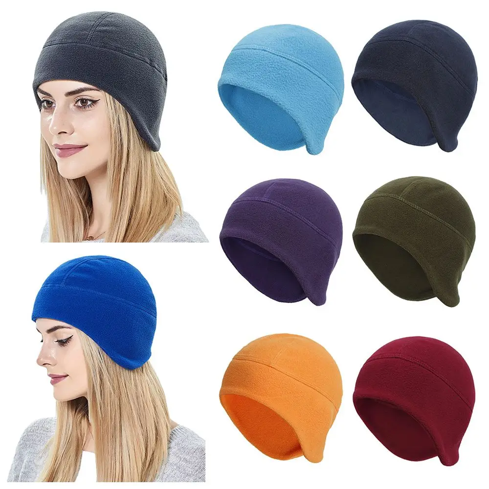 

Windproof Fishing Cycling Skull Cap Polar Fleece Unisex Fleece Hats with Ear Cover Winter Warm Hat Beanie Hat