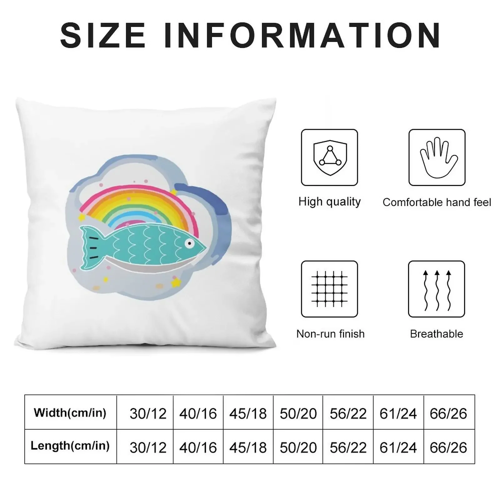 FISH UPON THE SKY (GMMTV) Декоративная подушка в клетку чехол для диванной подушки