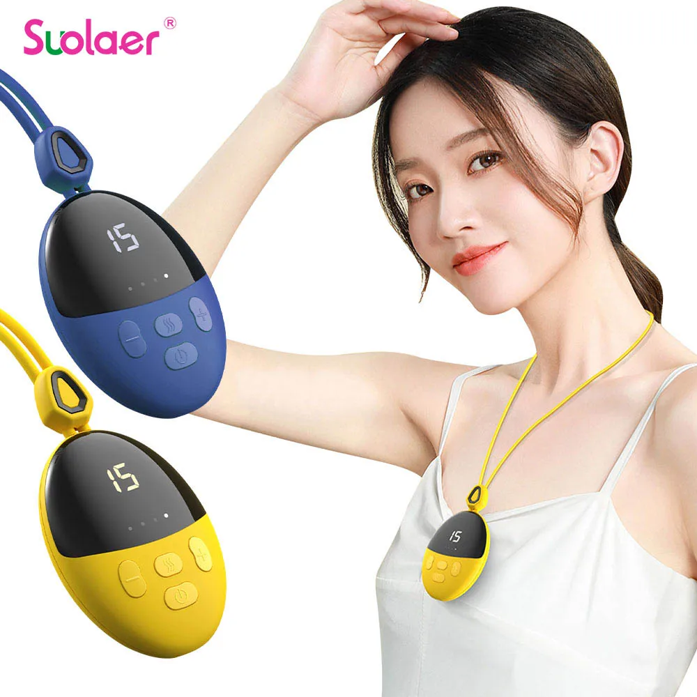 

USB Hanging Cervical Spine Massager Ems Pulse For Shoulder And Neck Acupoint Deep Tissue Muscle Stimulator Heated Low Frequency