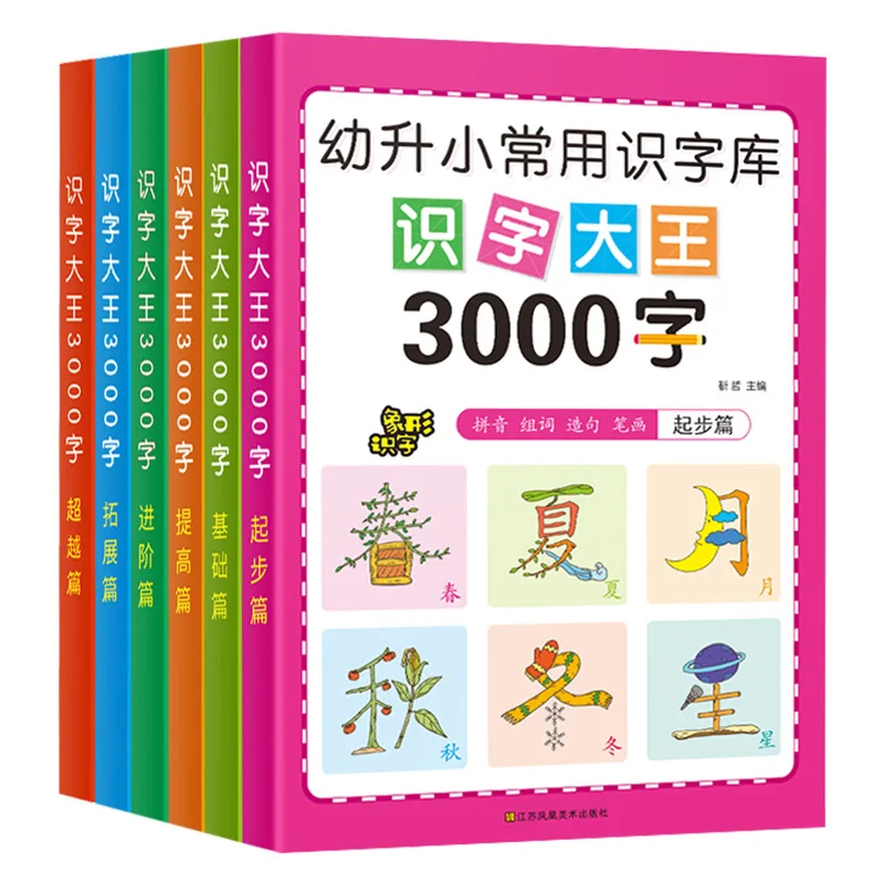 Literacy King 3000 Words Common Literacy Library for Preschool and Primary Schools Preschool Reading and Literacy Book