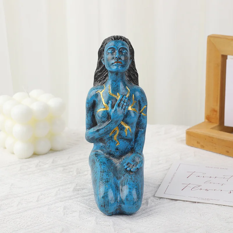 

Hot selling Goddess Sculpture Resin Crafts Healing Series Home Decoration Goddess Resin Ornaments