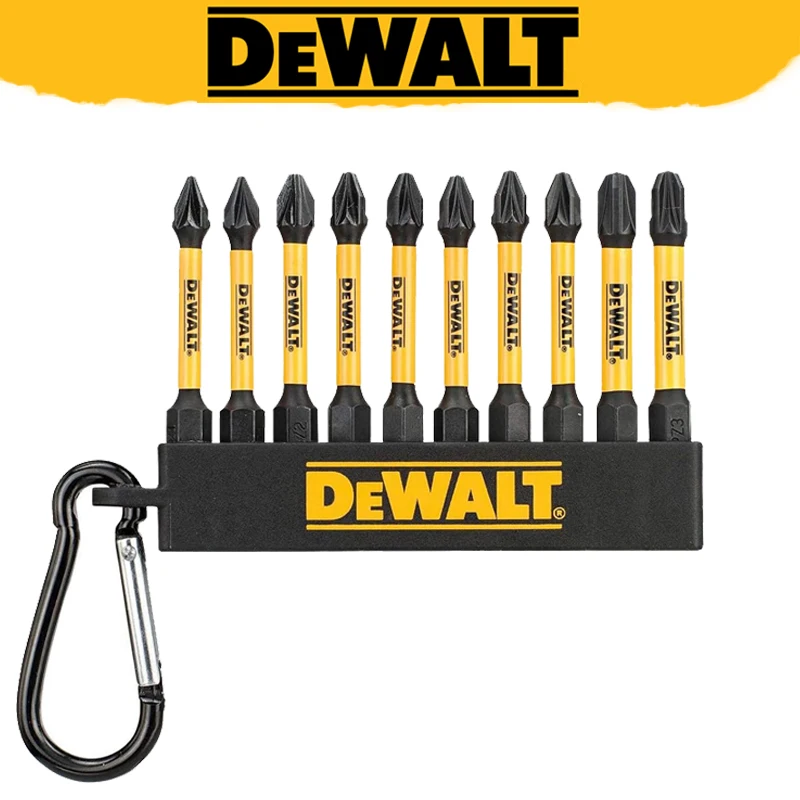 

DEWALT DT7274 PZ1 PZ2 PH2 57 мм FLEXTORQ брелок для отверждения винтов 10 шт. многофункциональные портативные аксессуары для электроинструментов