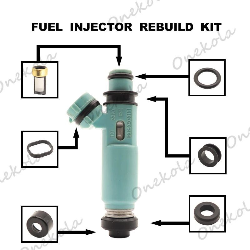 

Fuel Injector repair kit Orings Filters for Toyota Camry Solara 2.2L 2002 2001 23250-03010 23209-03010