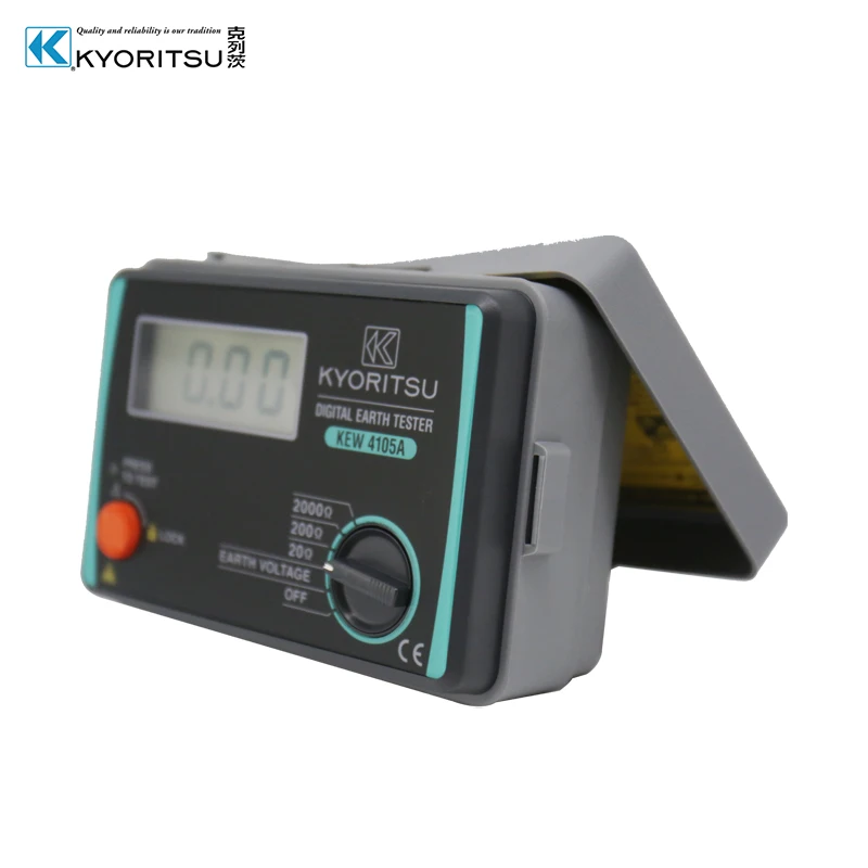 Цифровой тестер сопротивления заземления Kyoritsu KEW 4105AH измеритель с защитой от
