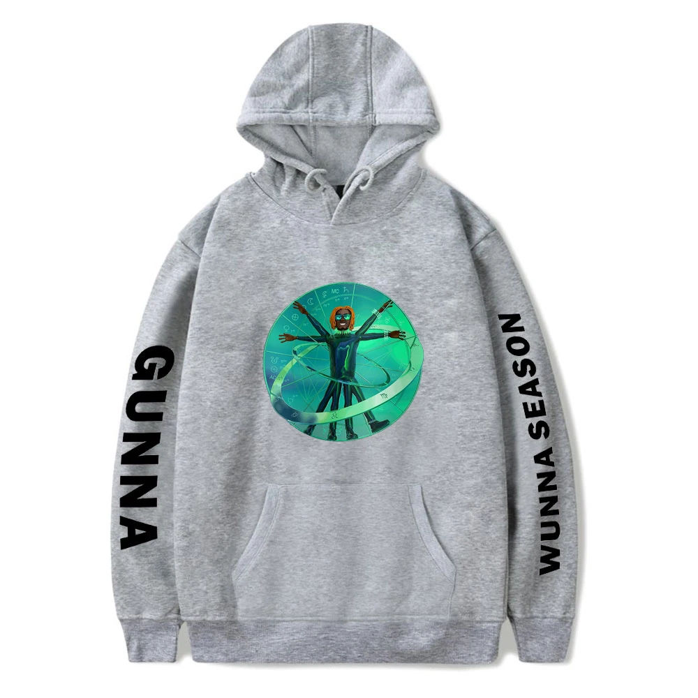 

Gunna Hoodie Long Sleeve Pullover Women Men Tracksuit Harajuku Streetwear American Rapper WUNNA Painting Cloth 100-4XL Oversized