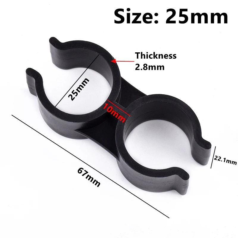 

SHSMFC Двойной U-образный зажим для труб из ПВХ 25 мм