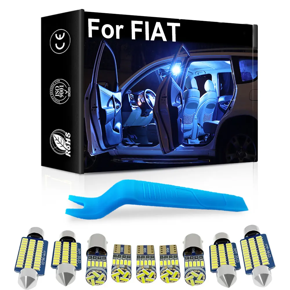 

Car Canbus Interior LED Light For Fiat 500 Bravo Freemont Punto Tipo Qubo Panda Croma Stilo Multipla Sedici Fiorino Indoor Lamp